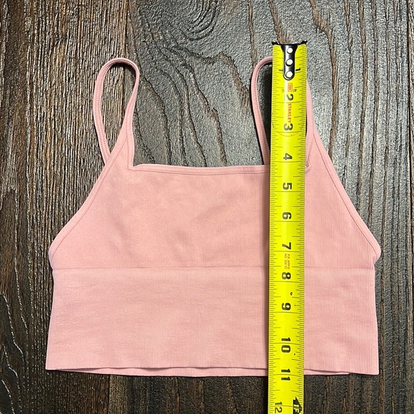 Free People Intimately Andi Square Neck Ribbed Seamless Longline Bralette - Picture 6 of 8